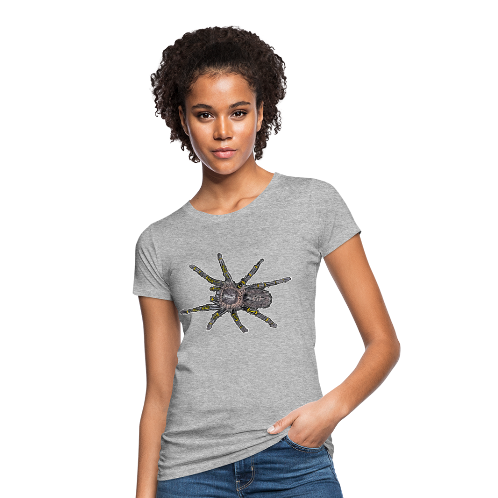 Frauen Bio-T-Shirt Grammostola pulchripes - Grau meliert