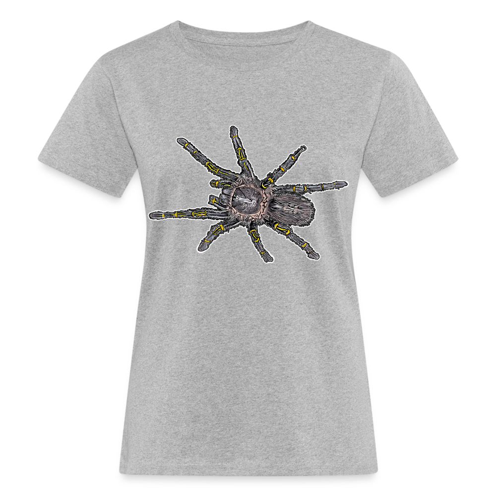 Frauen Bio-T-Shirt Grammostola pulchripes - Grau meliert