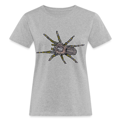 Frauen Bio-T-Shirt Grammostola pulchripes - Grau meliert
