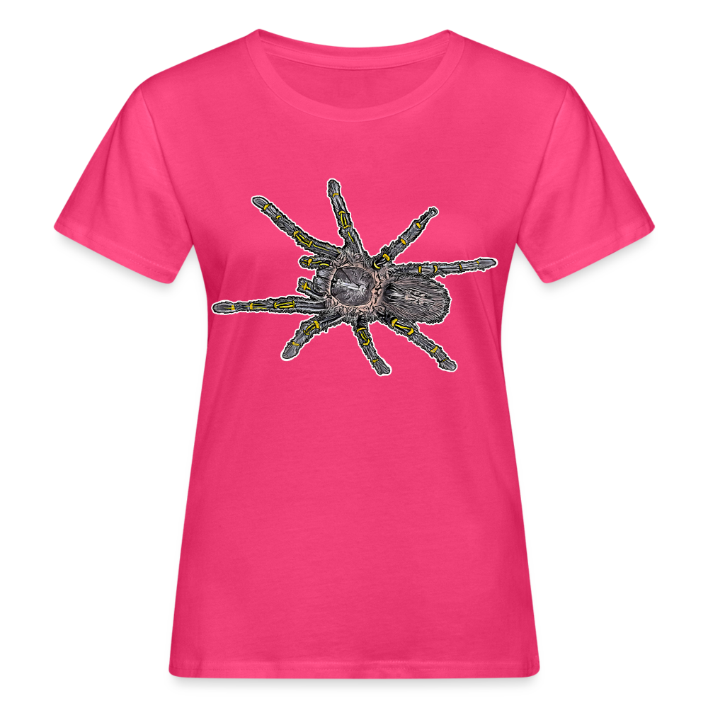 Frauen Bio-T-Shirt Grammostola pulchripes - Neon Pink