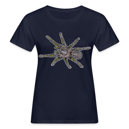 Frauen Bio-T-Shirt Grammostola pulchripes - Navy
