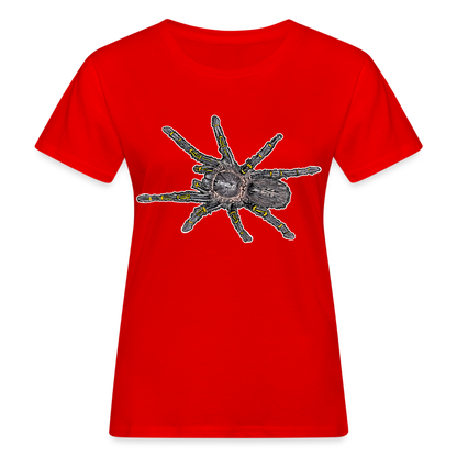 Frauen Bio-T-Shirt Grammostola pulchripes - Rot