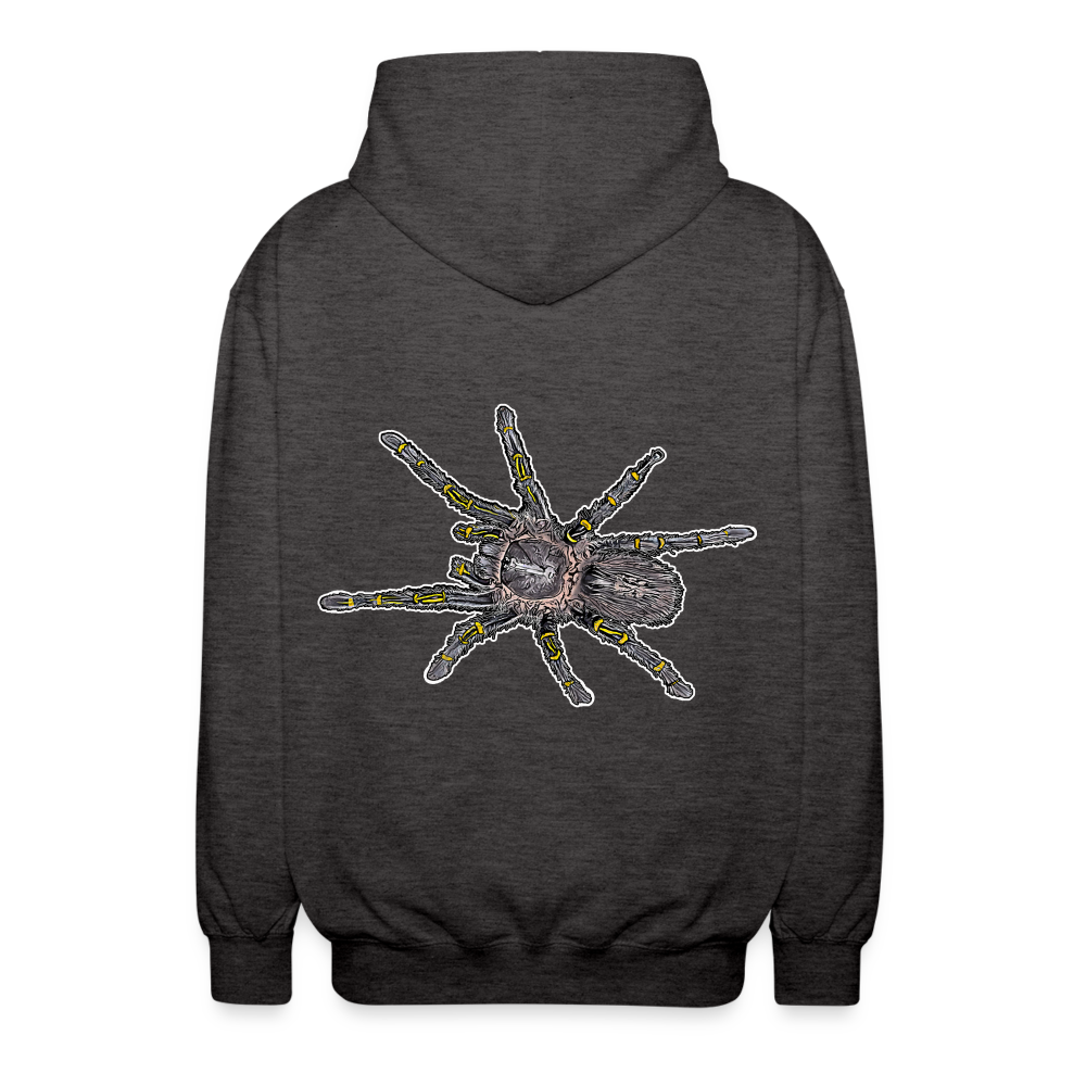 Unisex Zip-Hoodie Grammostola pulchripes - Anthrazit