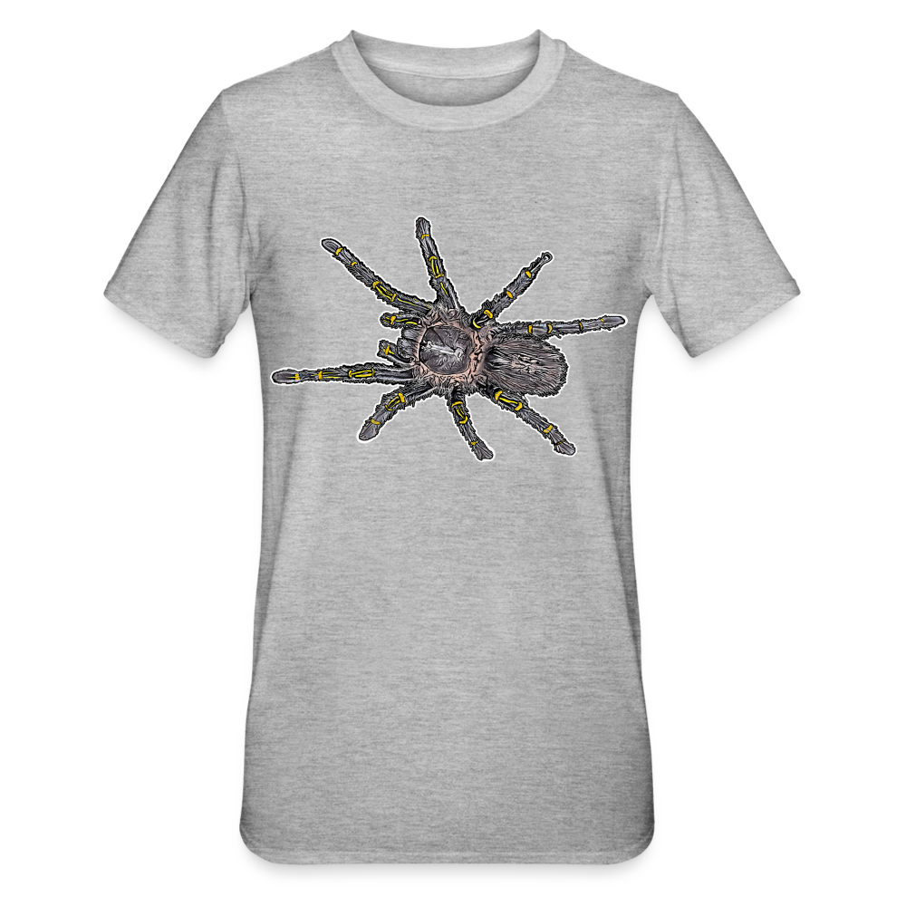 Unisex T-Shirt Grammostola pulchripes - Grau meliert