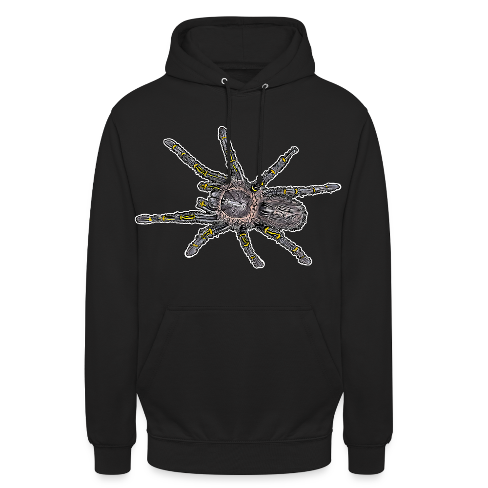 Unisex Hoodie Grammostola pulchripes - Schwarz