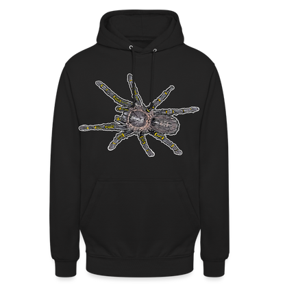 Unisex Hoodie Grammostola pulchripes - Schwarz