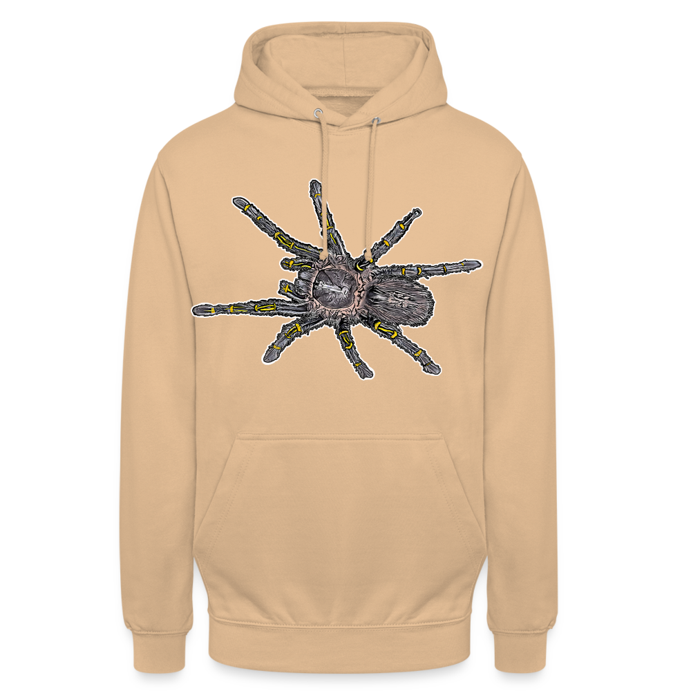 Unisex Hoodie Grammostola pulchripes - Beige