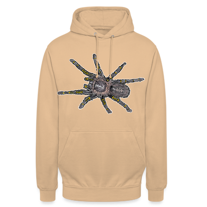 Unisex Hoodie Grammostola pulchripes - Beige