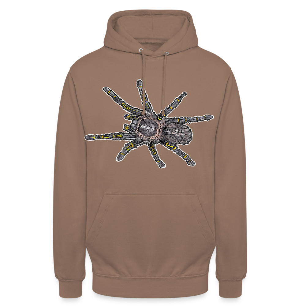 Unisex Hoodie Grammostola pulchripes - Mokka