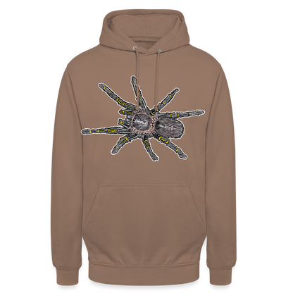Unisex Hoodie Grammostola pulchripes - Mokka