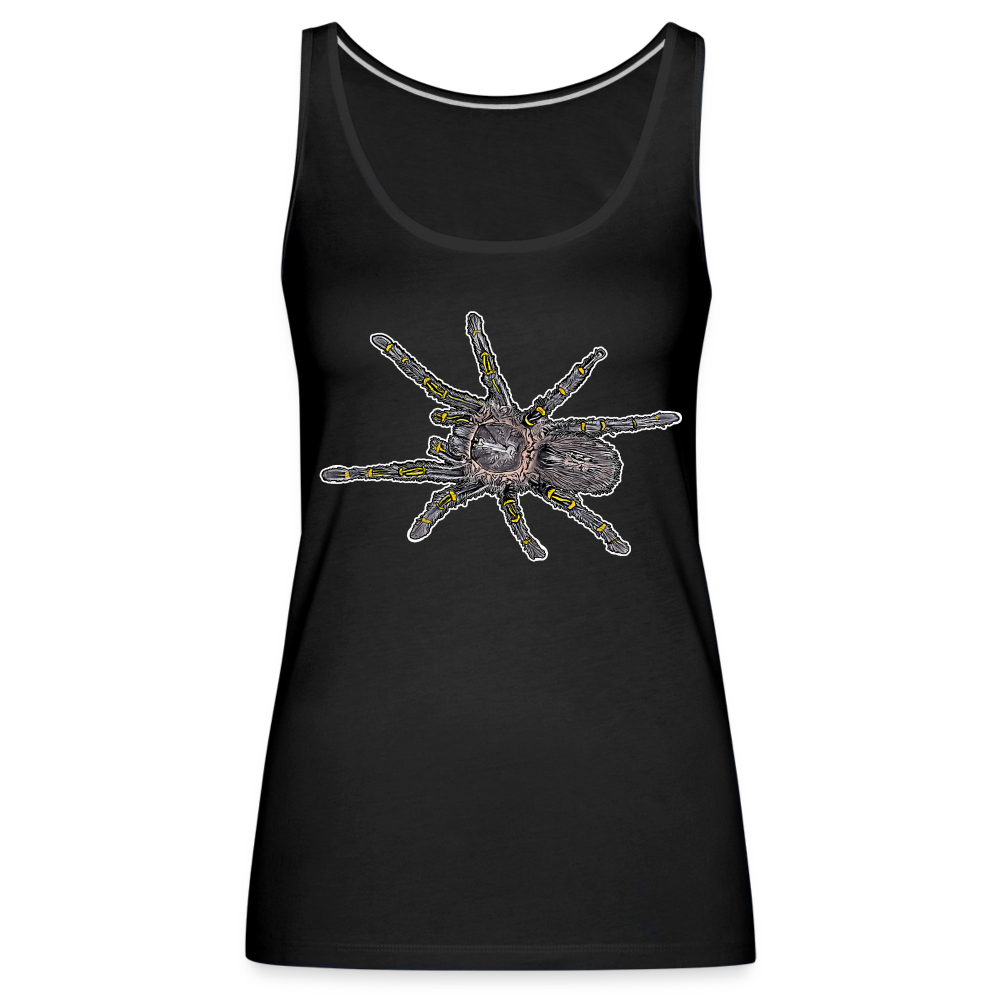Frauen Tank Top Grammostola pulchripes - Schwarz
