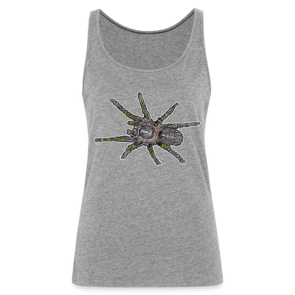 Frauen Tank Top Grammostola pulchripes - Grau meliert
