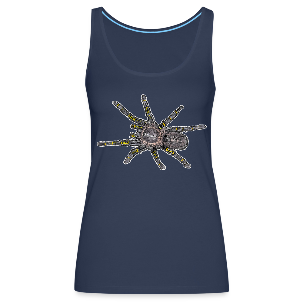 Frauen Tank Top Grammostola pulchripes - Navy