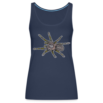 Frauen Tank Top Grammostola pulchripes - Navy