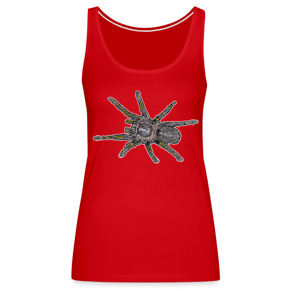 Frauen Tank Top Grammostola pulchripes - Rot