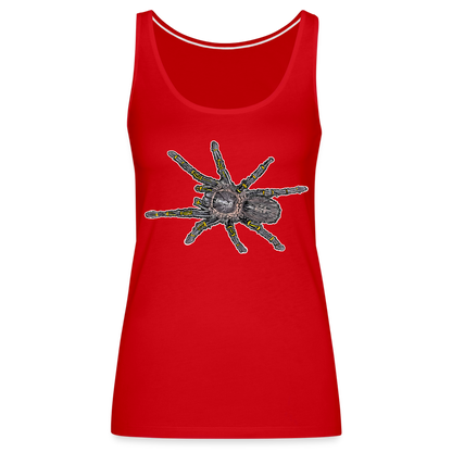 Frauen Tank Top Grammostola pulchripes - Rot