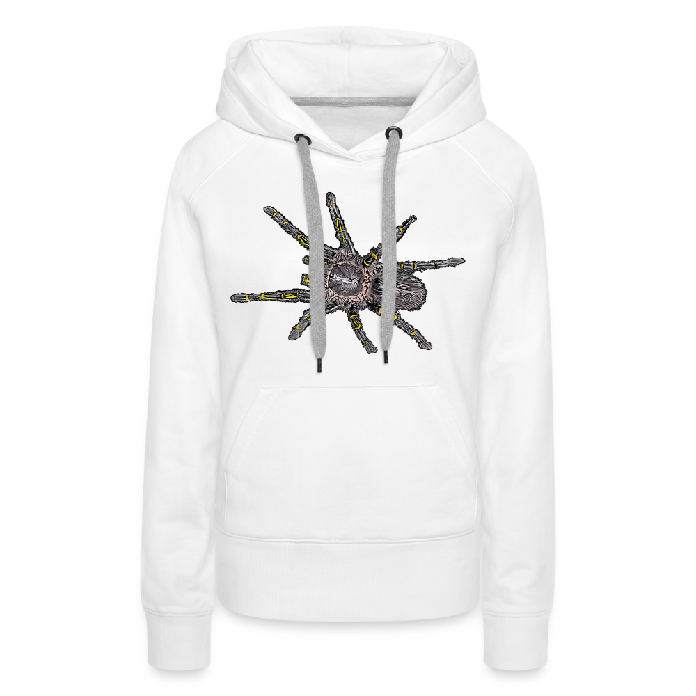 Frauen Hoodie Grammostola pulchripes - weiß