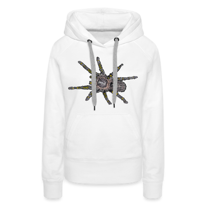 Frauen Hoodie Grammostola pulchripes - weiß