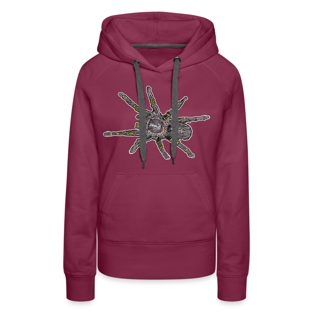 Frauen Hoodie Grammostola pulchripes - Bordeaux