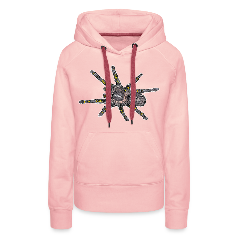 Frauen Hoodie Grammostola pulchripes - Kristallrosa