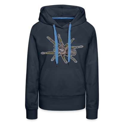 Frauen Hoodie Grammostola pulchripes - Navy