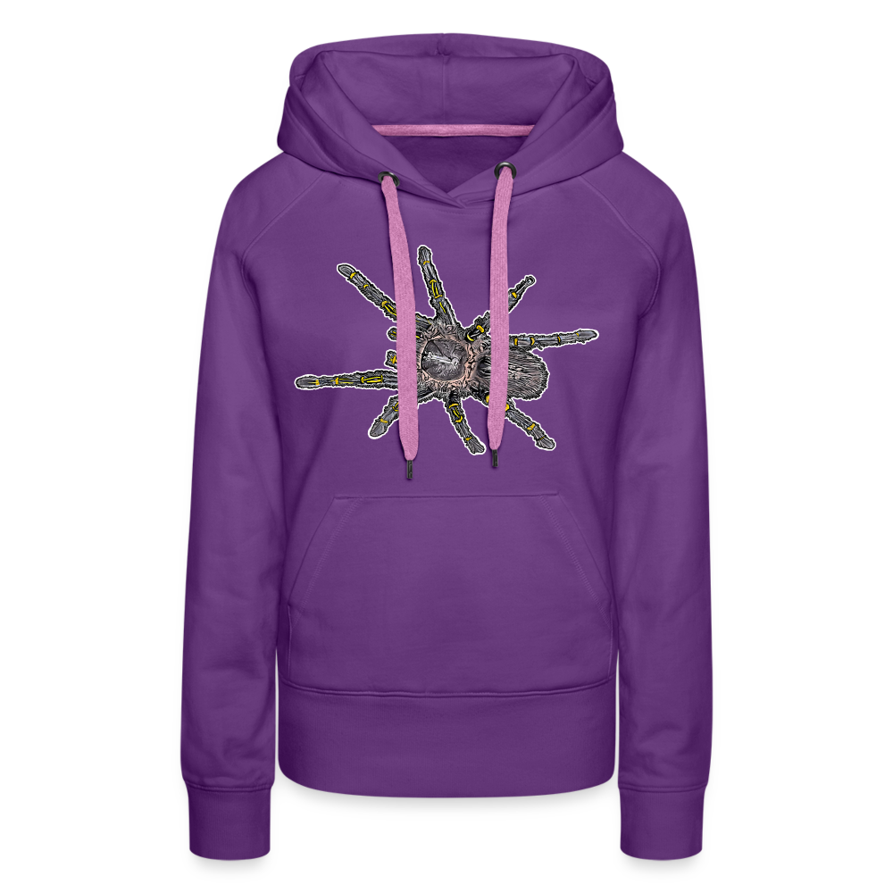 Frauen Hoodie Grammostola pulchripes - Purple