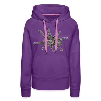 Frauen Hoodie Grammostola pulchripes - Purple