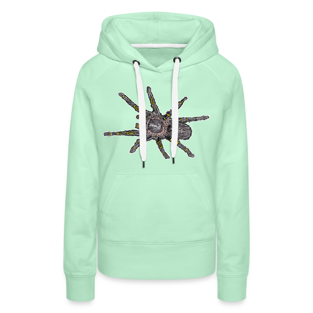 Frauen Hoodie Grammostola pulchripes - helles Mintgrün