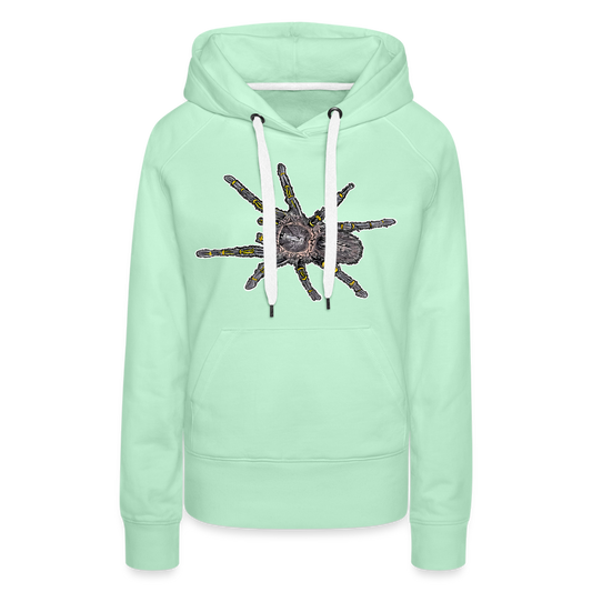 Frauen Hoodie Grammostola pulchripes - helles Mintgrün