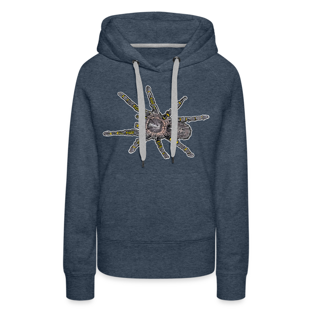 Frauen Hoodie Grammostola pulchripes - Jeansblau