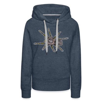 Frauen Hoodie Grammostola pulchripes - Jeansblau