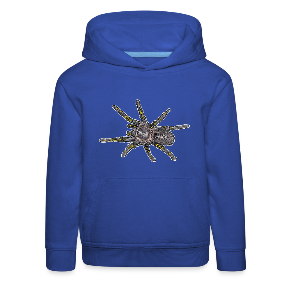 Kinder Hoodie Grammostola pulchripes - Royalblau