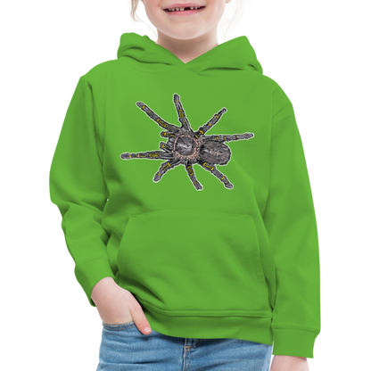 Kinder Hoodie Grammostola pulchripes - Hellgrün