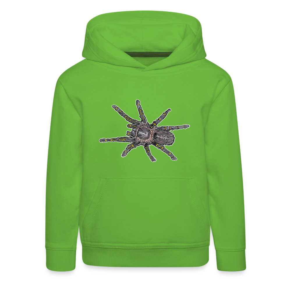 Kinder Hoodie Grammostola pulchripes - Hellgrün