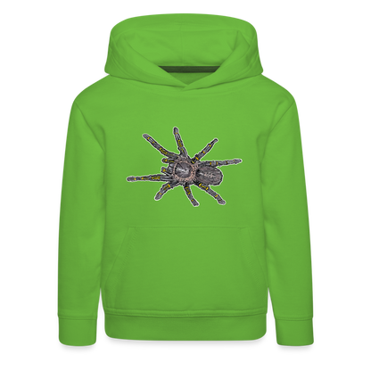 Kinder Hoodie Grammostola pulchripes - Hellgrün
