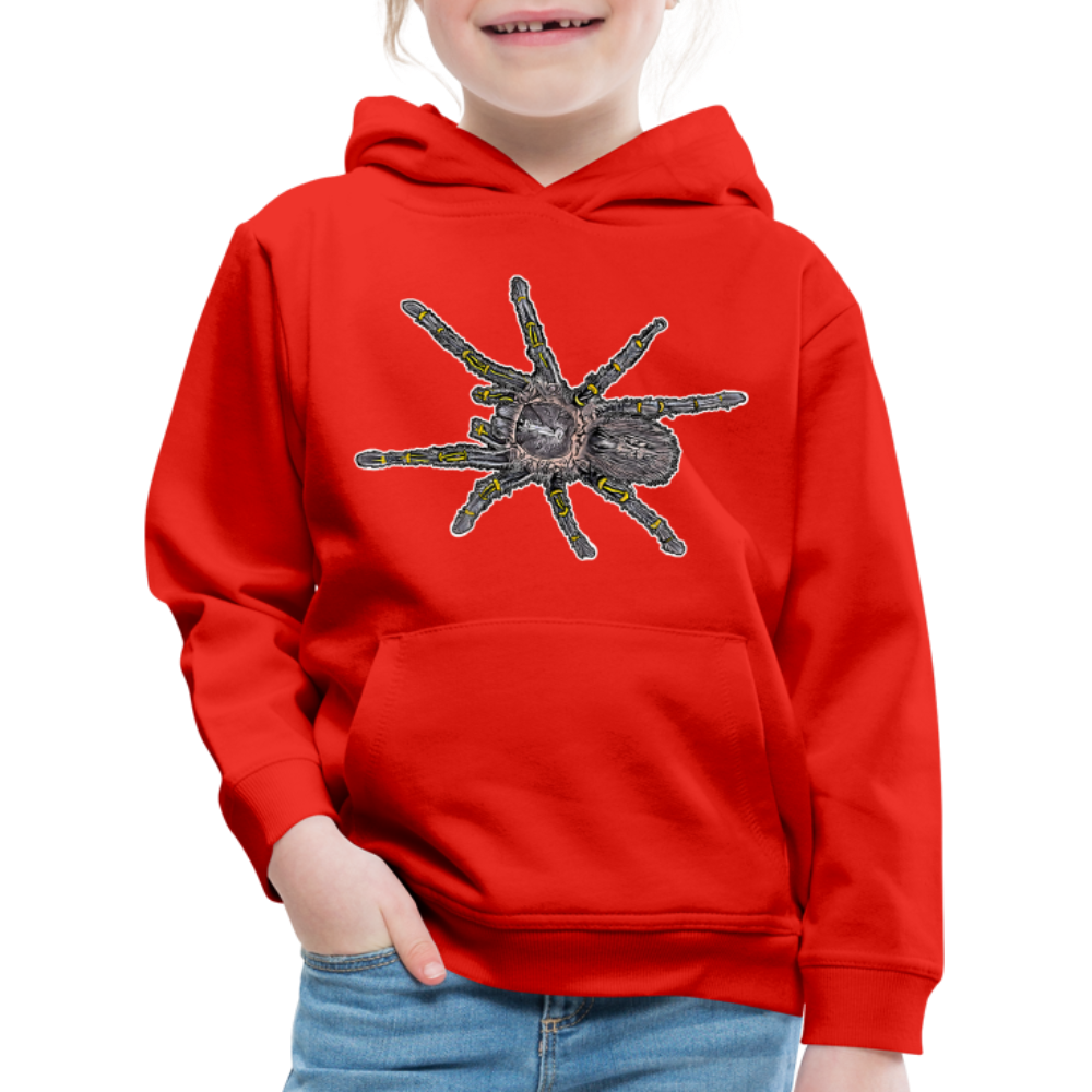 Kinder Hoodie Grammostola pulchripes - Rot