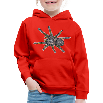 Kinder Hoodie Grammostola pulchripes - Rot