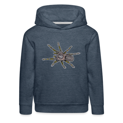 Kinder Hoodie Grammostola pulchripes - Jeansblau