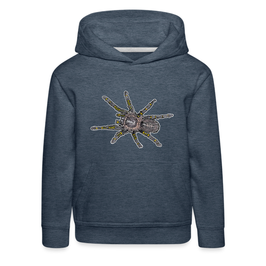 Kinder Hoodie Grammostola pulchripes - Jeansblau