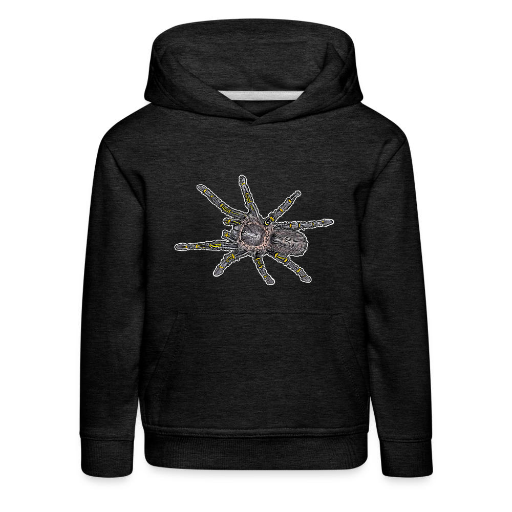 Kinder Hoodie Grammostola pulchripes - Anthrazit