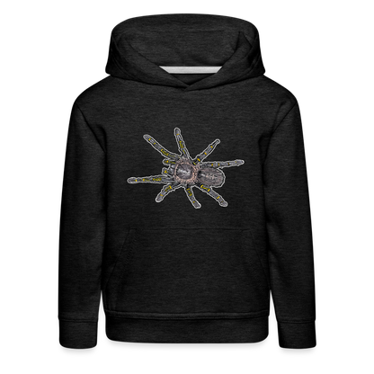 Kinder Hoodie Grammostola pulchripes - Anthrazit