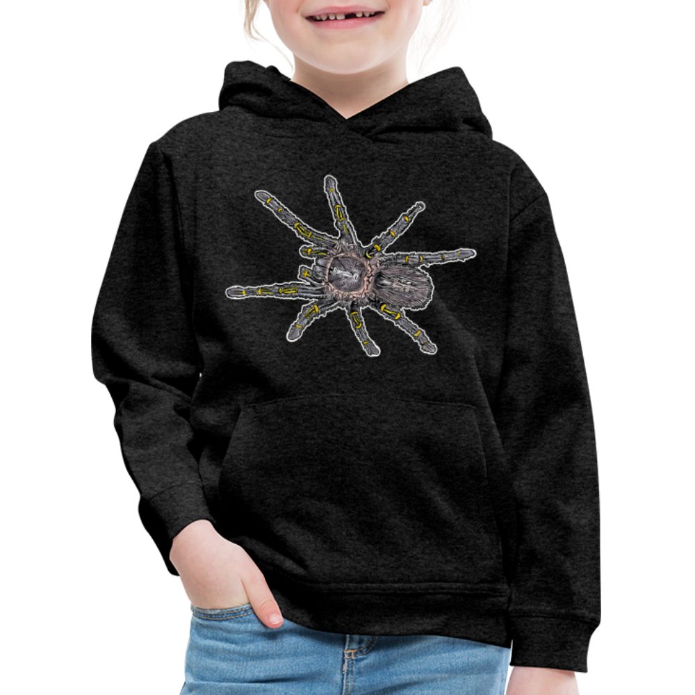 Kinder Hoodie Grammostola pulchripes - Anthrazit