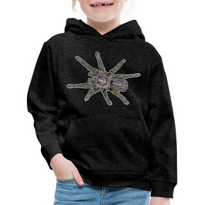 Kinder Hoodie Grammostola pulchripes - Anthrazit
