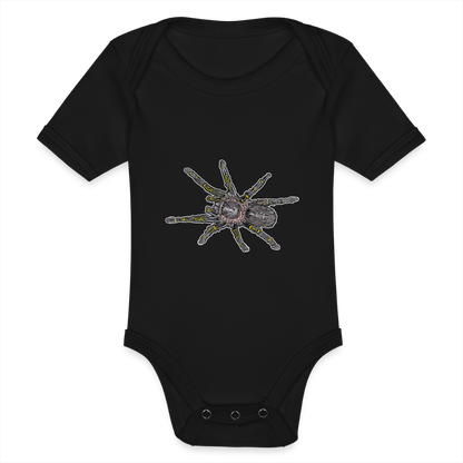 Baby Body kurz Grammostola pulchripes - Schwarz