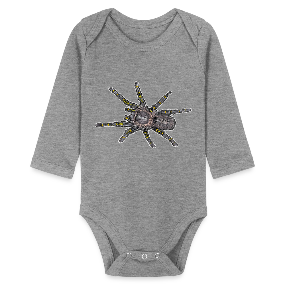 Baby Body lang - Grau meliert