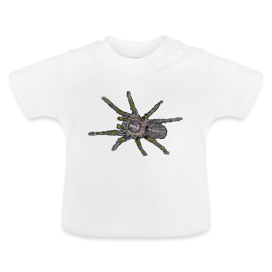 Baby T-Shirt Grammostola pulchripes - weiß