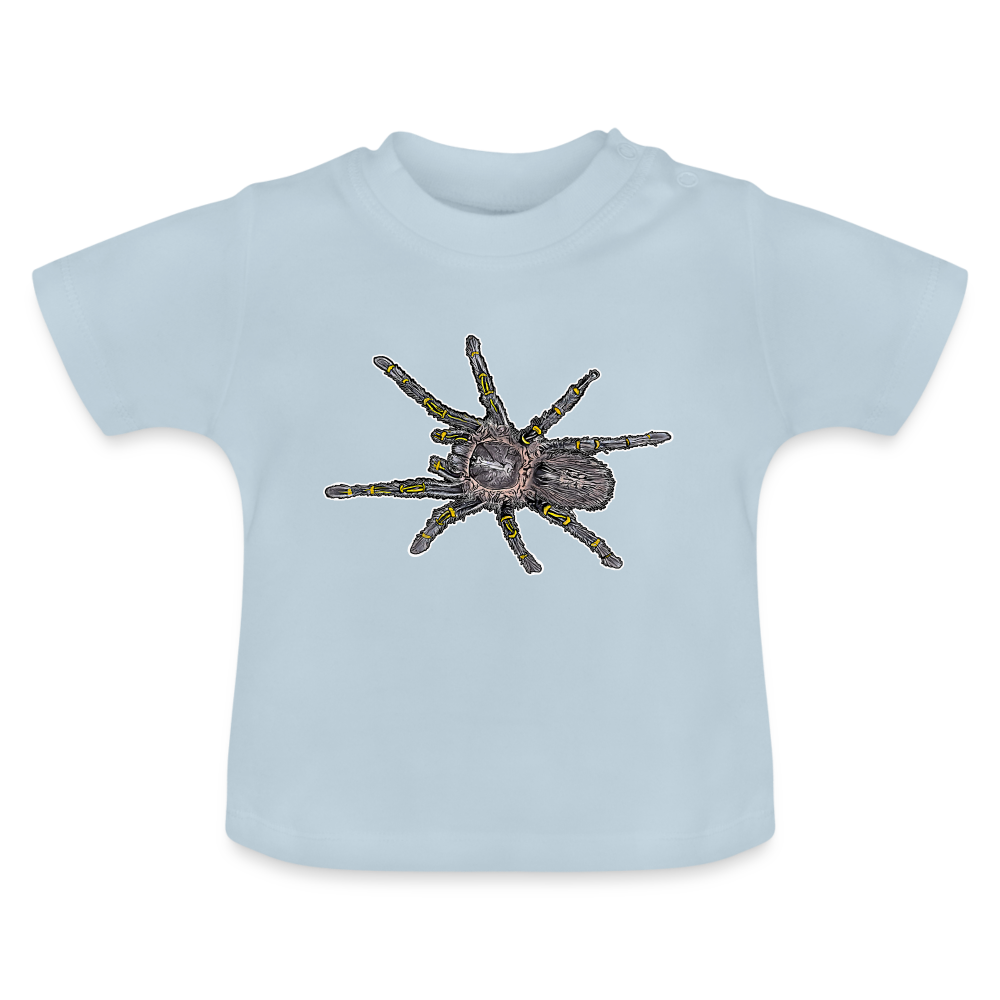 Baby T-Shirt Grammostola pulchripes - Hellblau