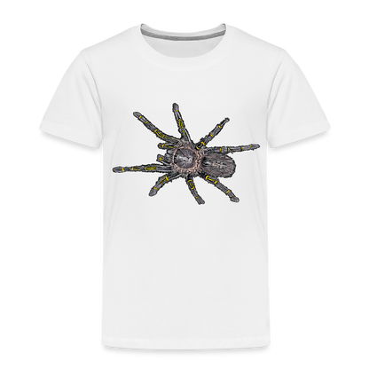 Kinder Basic T-Shirt Grammostola pulchripes - weiß