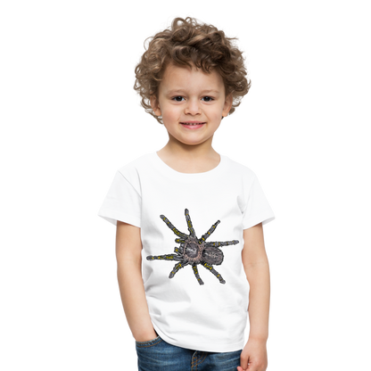 Kinder Basic T-Shirt Grammostola pulchripes - weiß