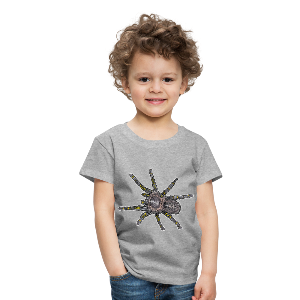 Kinder Basic T-Shirt Grammostola pulchripes - Grau meliert